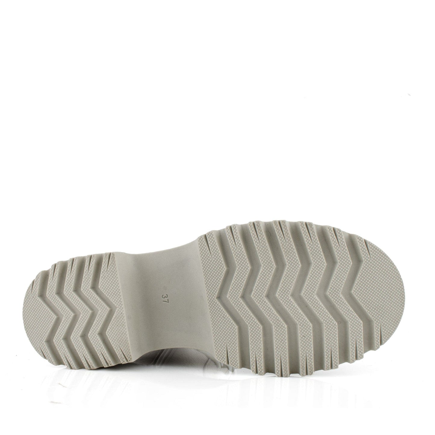 DARIS ДАМСКИ ОБУВКИ Дамски кожени боти с цип и връзки в бежово B002