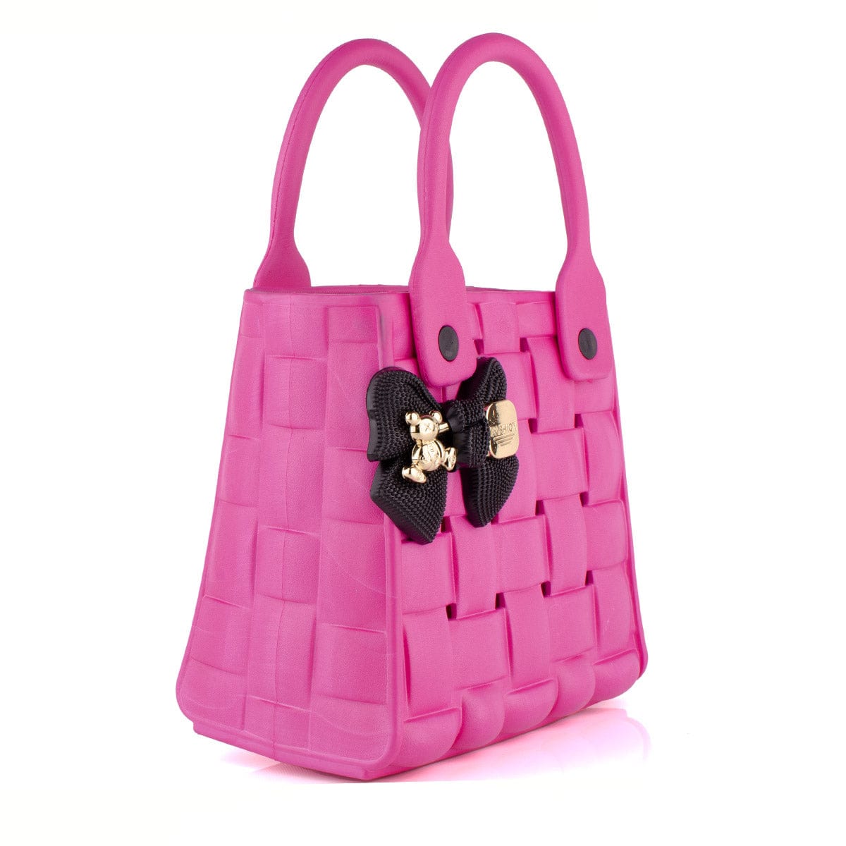 DARIS АКСЕСОАРИ fuchsia Дамска гумена чанта в цикламено B0100