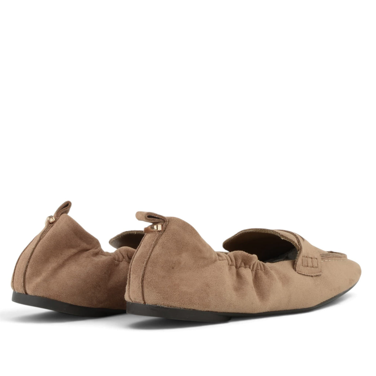 C'M ДАМСКИ ОБУВКИ Дамски мокасини от еко велур BS-89 CAMEL