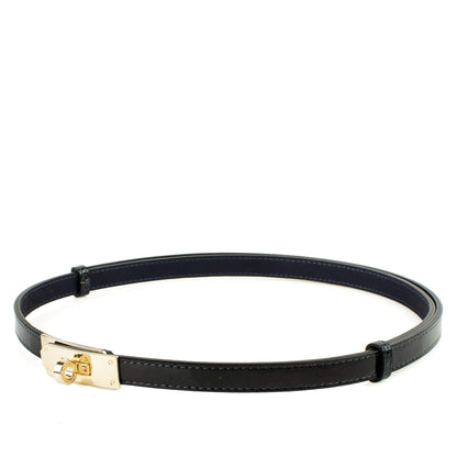 DARIS АКСЕСОАРИ черен Дамски колан от естествена кожа в черно