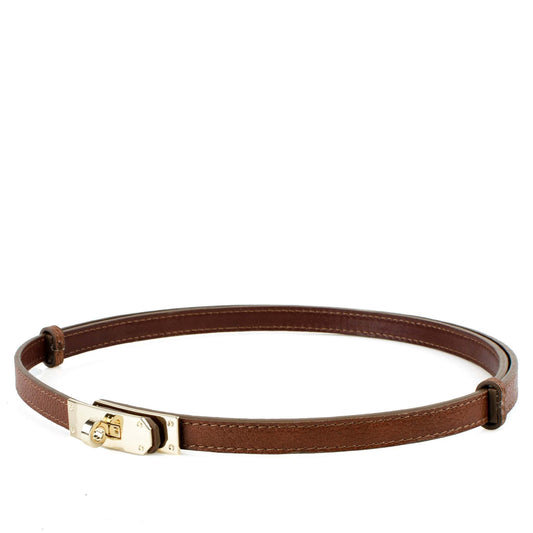 DARIS АКСЕСОАРИ кафяв Дамски колан от естествена кожа в кафяво