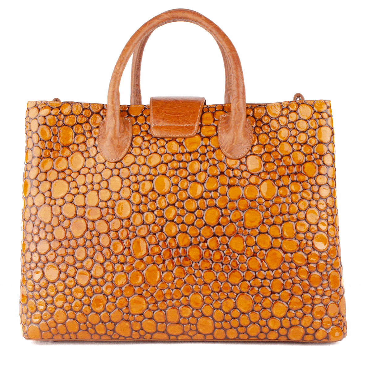 DARIS ЧАНТИ оранжев ДАМСКА ЧАНТА CLASSIC BAG