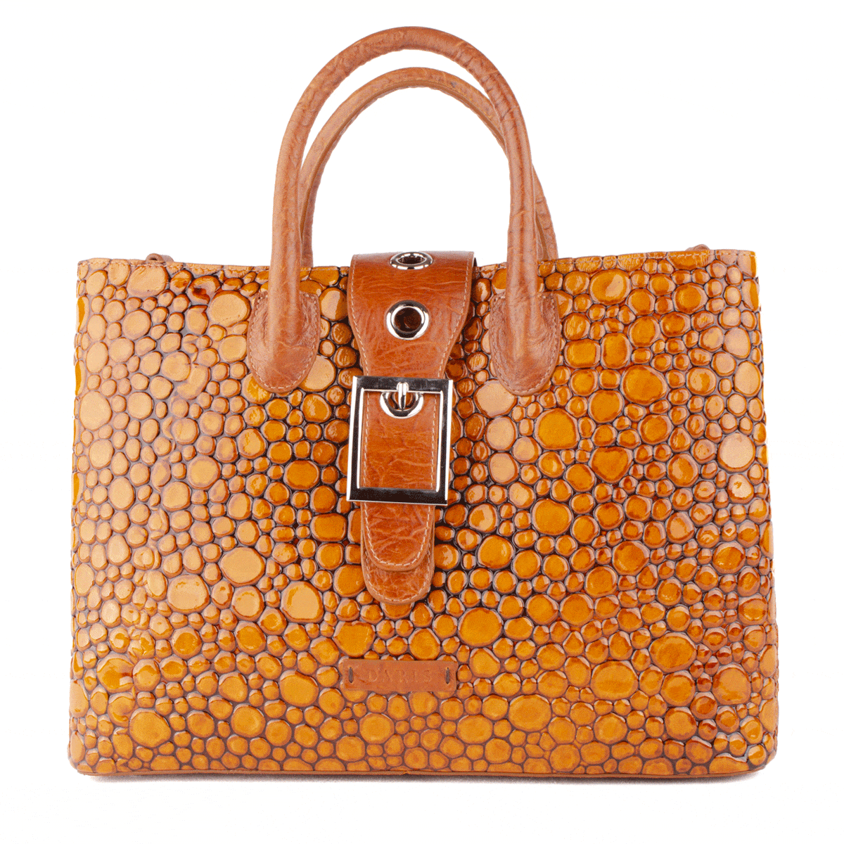 DARIS ЧАНТИ оранжев ДАМСКА ЧАНТА CLASSIC BAG