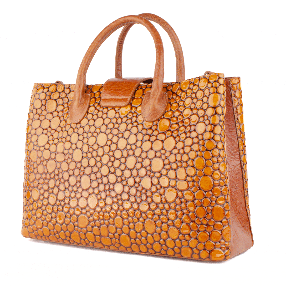 DARIS ЧАНТИ оранжев ДАМСКА ЧАНТА CLASSIC BAG