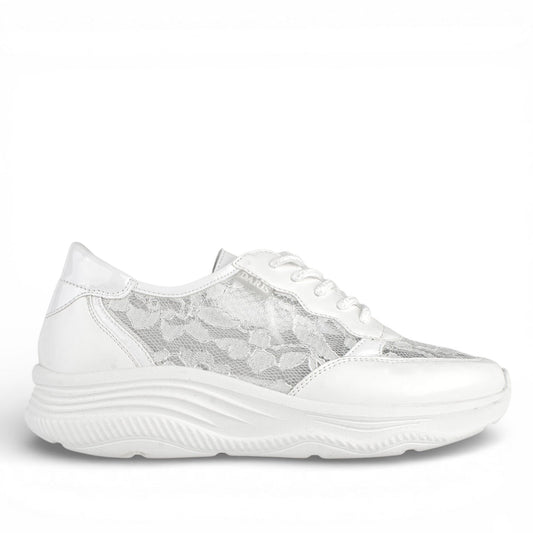 DARIS ДАМСКИ ОБУВКИ Олекотени дамски сникърси от еко кожа с мрежа 20033