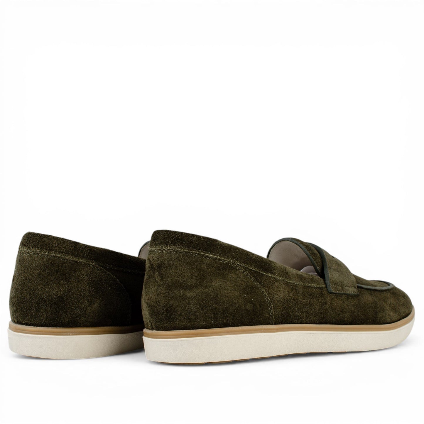 DARIS МЪЖКИ ОБУВКИ Мъжки велурени мокасини в тъмнозелено 72125