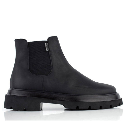 DARIS МЪЖКИ ОБУВКИ Мъжки кожени боти в черно с ластик 77512