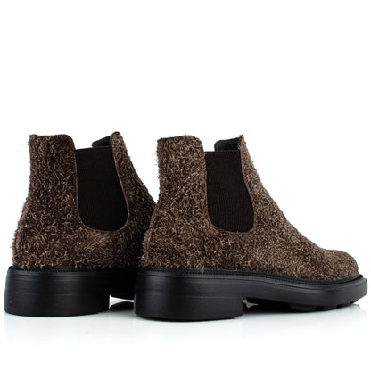 DARIS МЪЖКИ ОБУВКИ Мъжки елегантни велурени боти в кафяво 77512