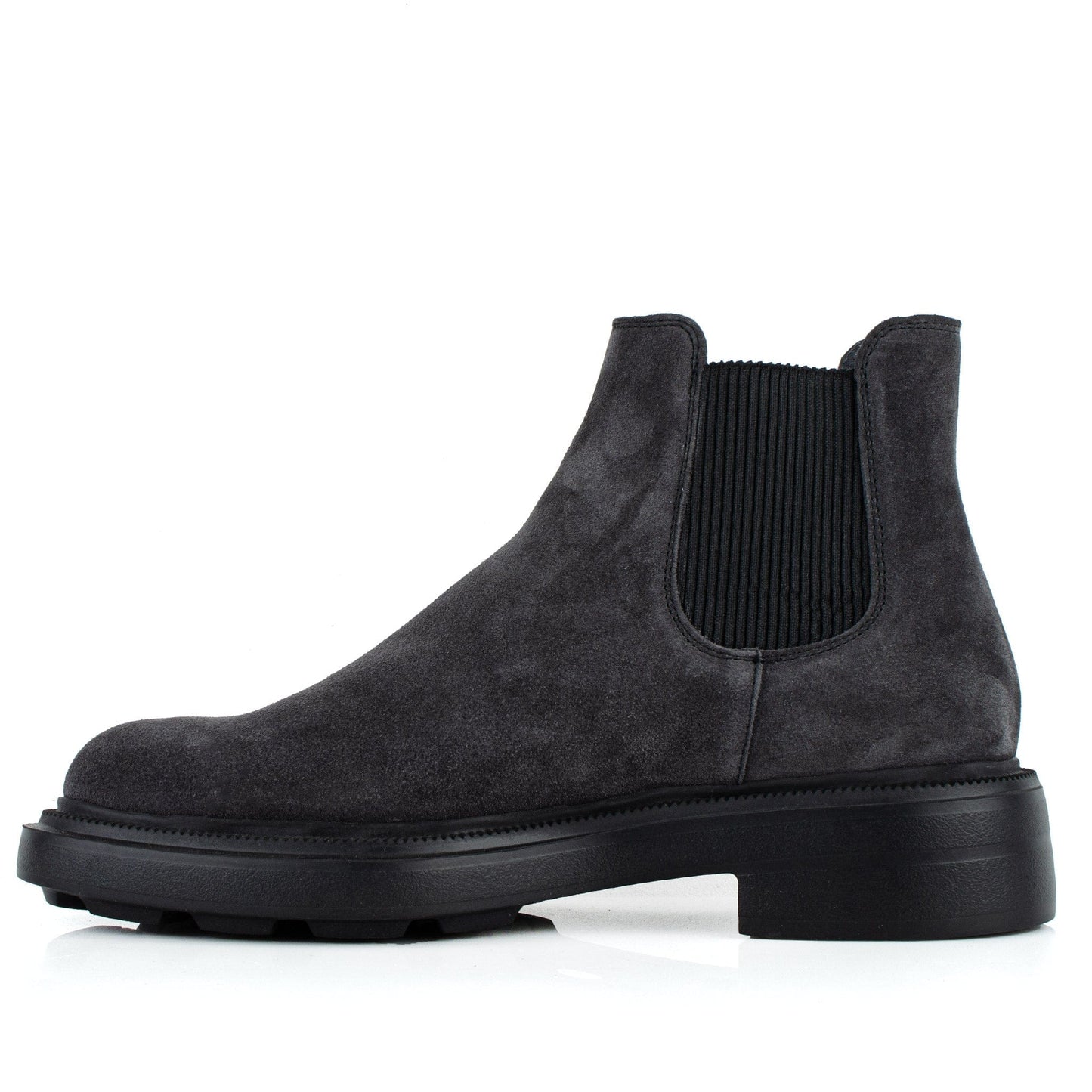 DARIS МЪЖКИ ОБУВКИ Мъжки елегантни велурени боти в тъмносиво с ластик 77512