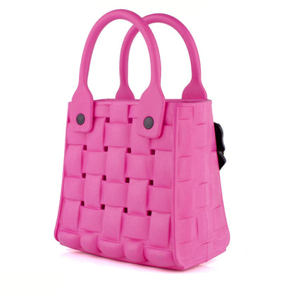 DARIS АКСЕСОАРИ fuchsia Дамска гумена чанта в цикламено B0100