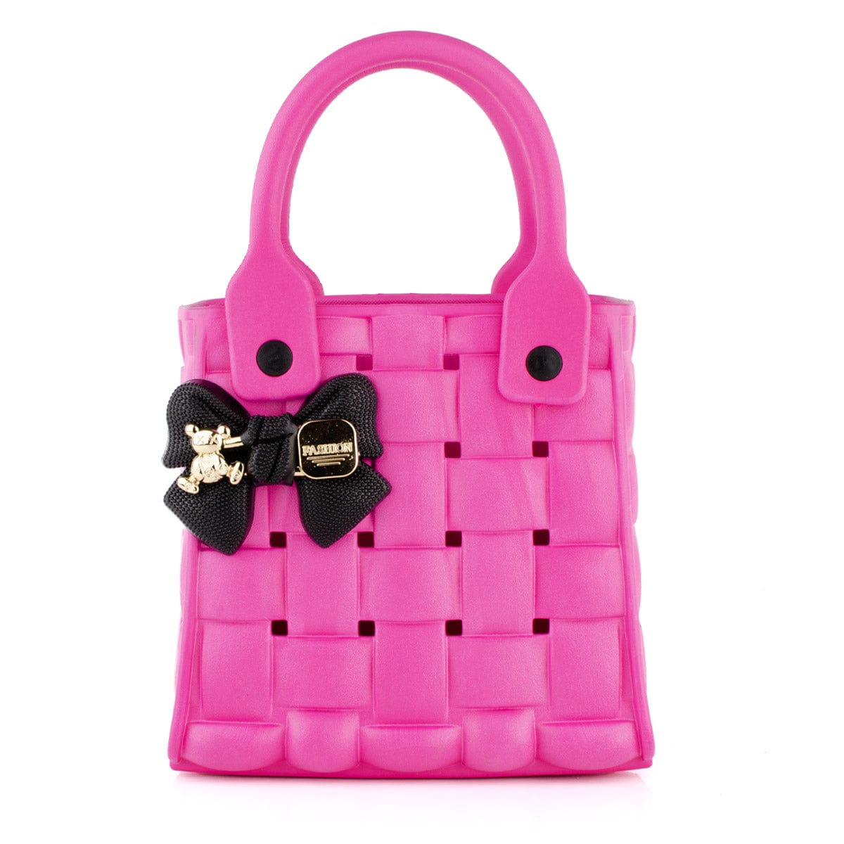 DARIS АКСЕСОАРИ fuchsia Дамска гумена чанта в цикламено B0100