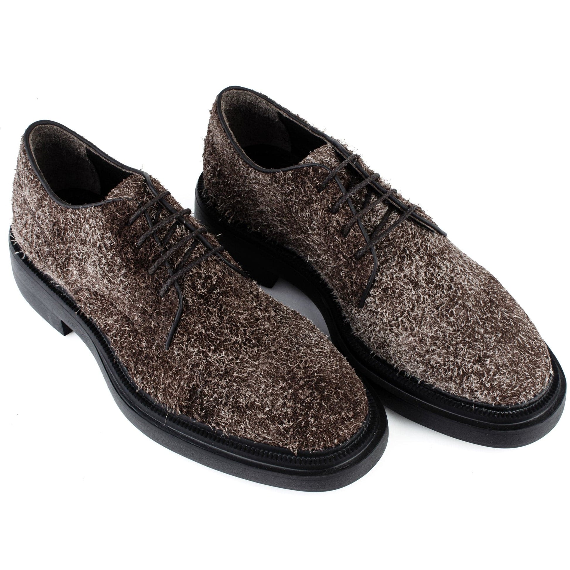 DARIS МЪЖКИ ОБУВКИ Мъжки елегантни велурени обувки в кафяво g067-1