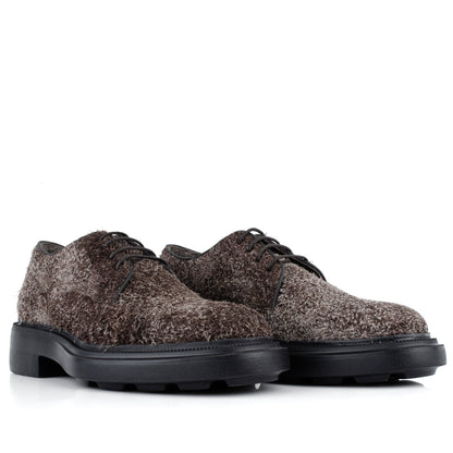 DARIS МЪЖКИ ОБУВКИ Мъжки елегантни велурени обувки в кафяво g067-1