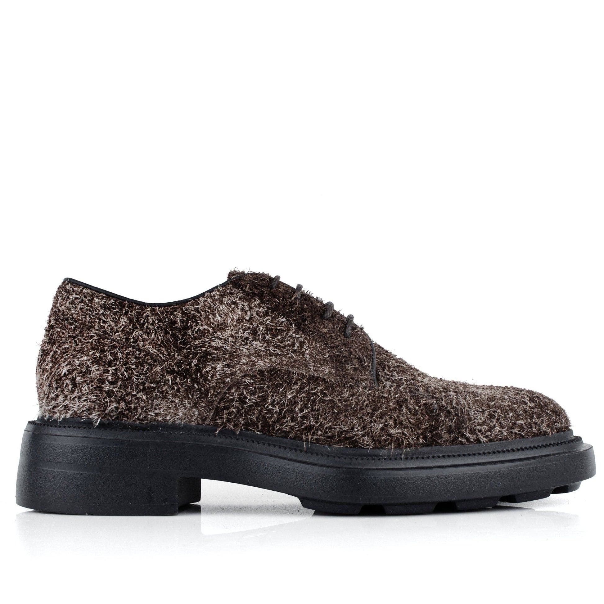 DARIS МЪЖКИ ОБУВКИ Мъжки елегантни велурени обувки в кафяво g067-1