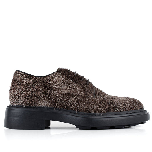 DARIS МЪЖКИ ОБУВКИ Мъжки елегантни велурени обувки в кафяво g067-1