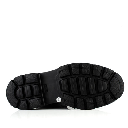 DARIS МЪЖКИ ОБУВКИ Мъжки кожени боти в тъмнокафяво g069