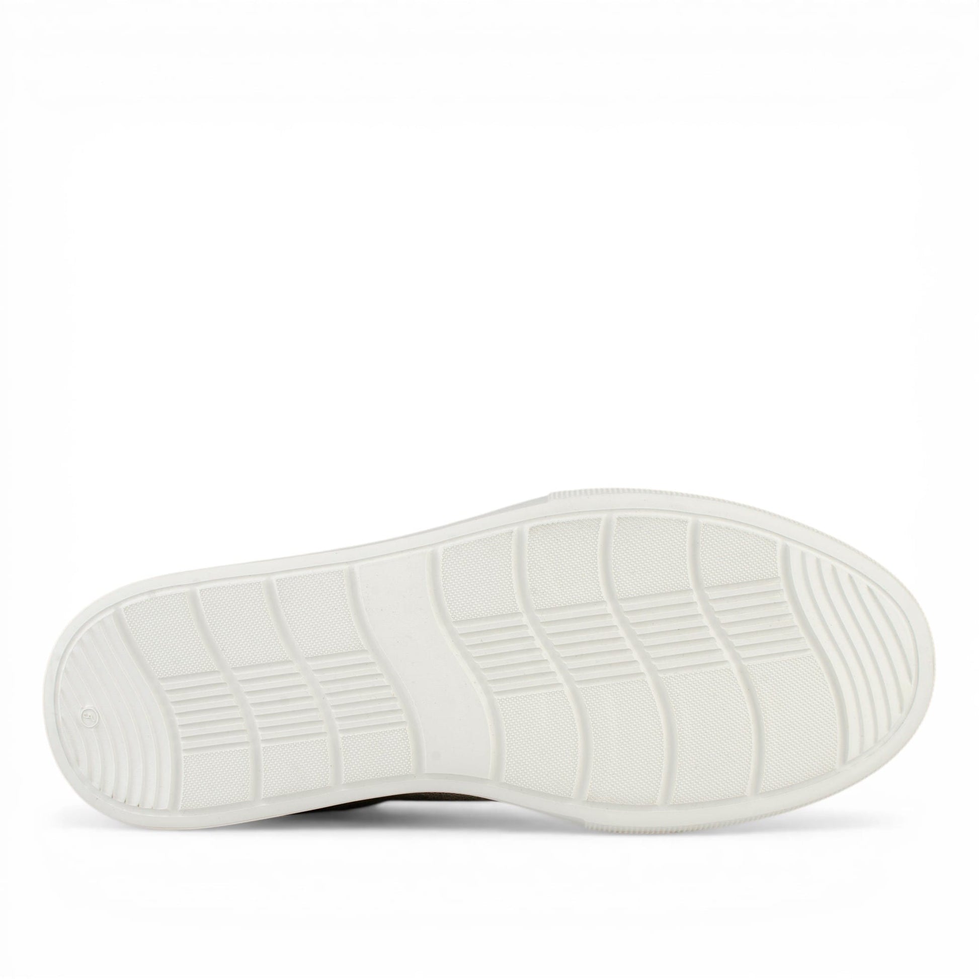 DARIS МЪЖКИ ОБУВКИ Олекотени мъжки кожени кецове в сиво и бежово g080