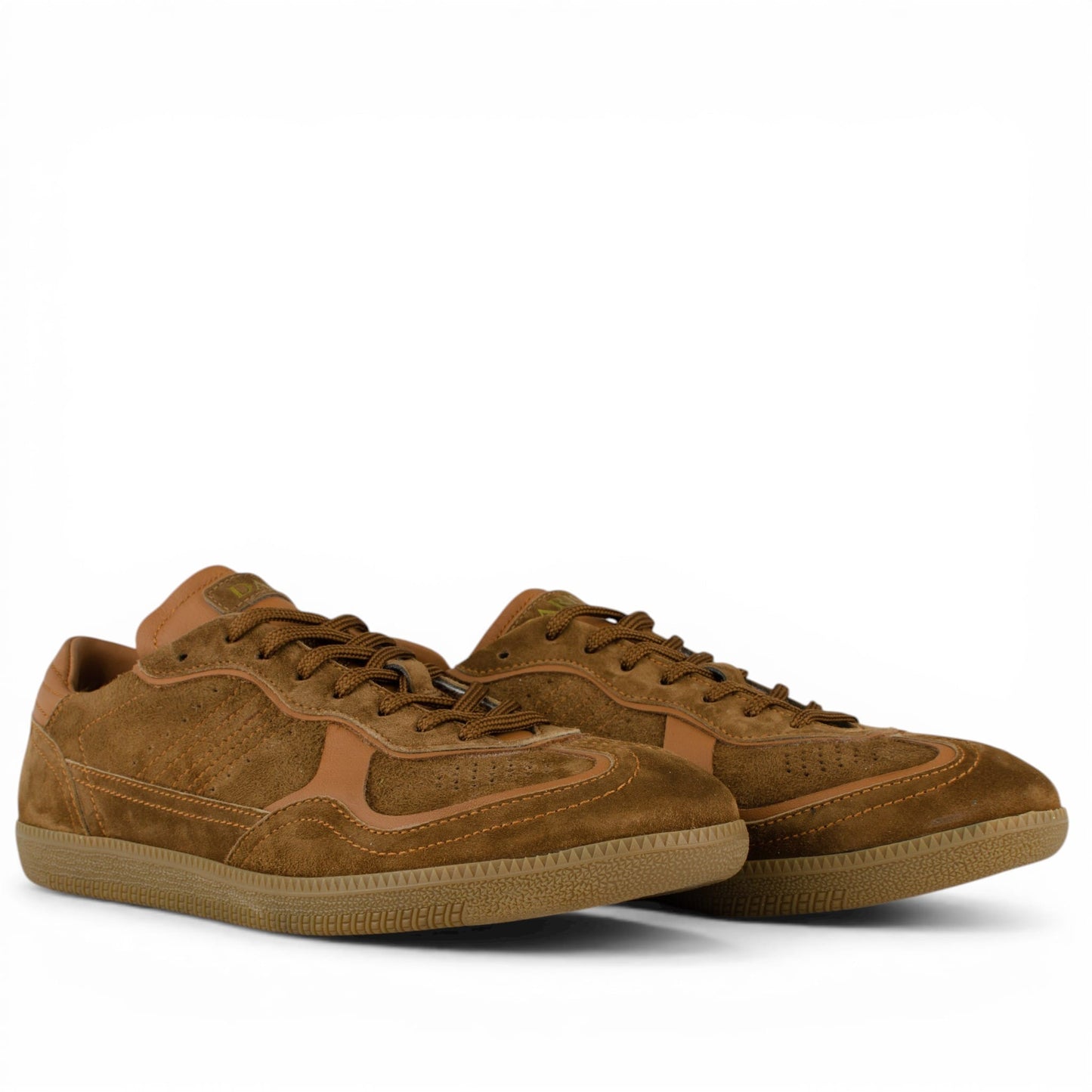 DARIS МЪЖКИ ОБУВКИ Мъжки велурени кецове в кафяво с ниска подметка G085