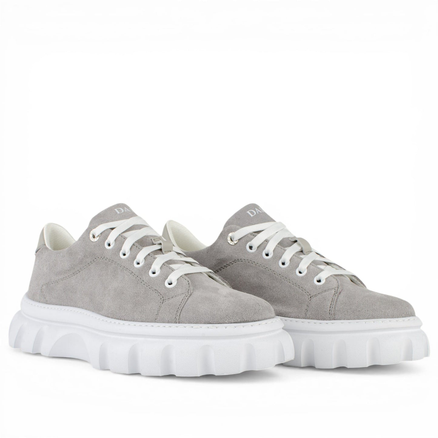 DARIS МЪЖКИ ОБУВКИ Мъжки велурени кецове в светлосиво g088