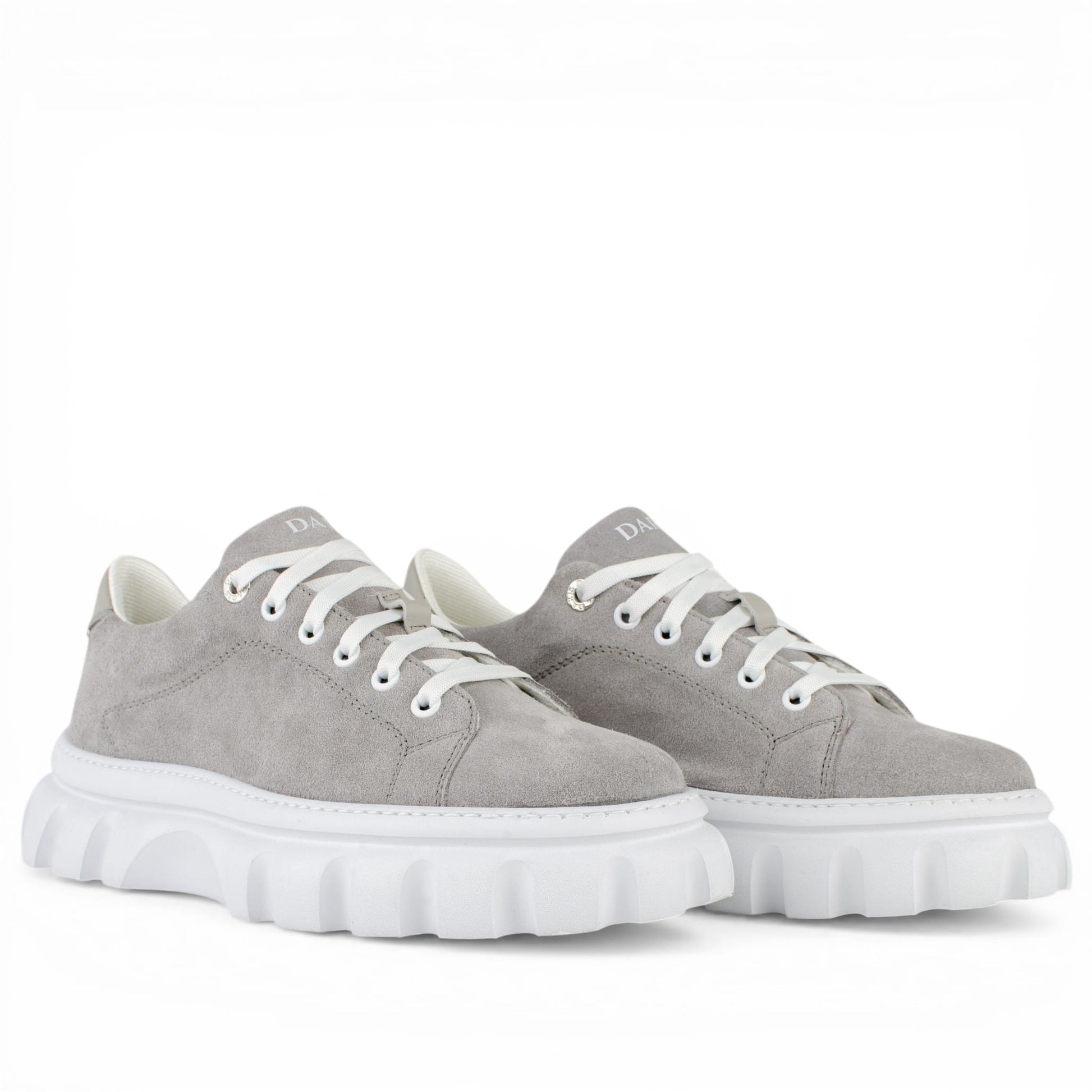 DARIS МЪЖКИ ОБУВКИ Мъжки велурени кецове в светлосиво g088