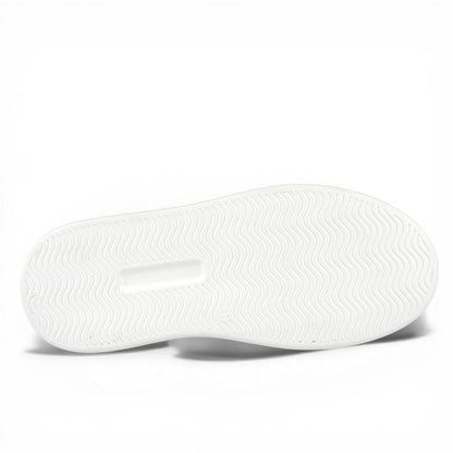 DARIS ДАМСКИ ОБУВКИ Олекотени дамски кожени сникърси в бяло с мрежа w582