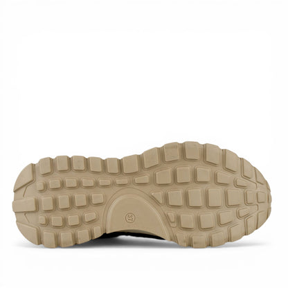 DARIS ДАМСКИ ОБУВКИ Дамски кожени сникърси в бежово и кафяво w632