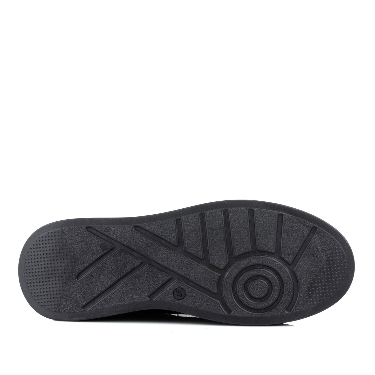 DARIS ДАМСКИ ОБУВКИ Дамски велурени сникърси с пух в черно w641