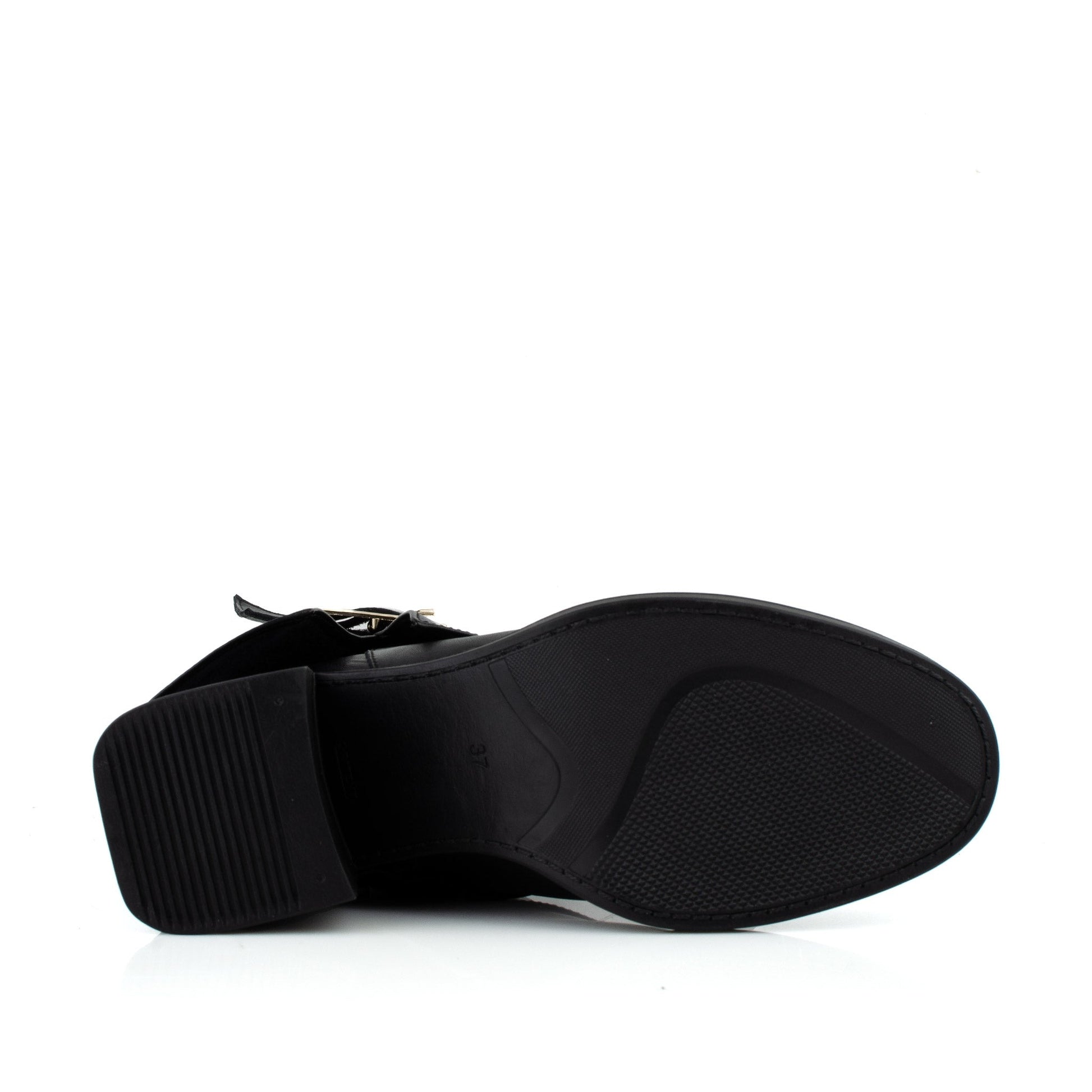 DARIS ДАМСКИ ОБУВКИ Дамски кожени боти в черно с цип w650