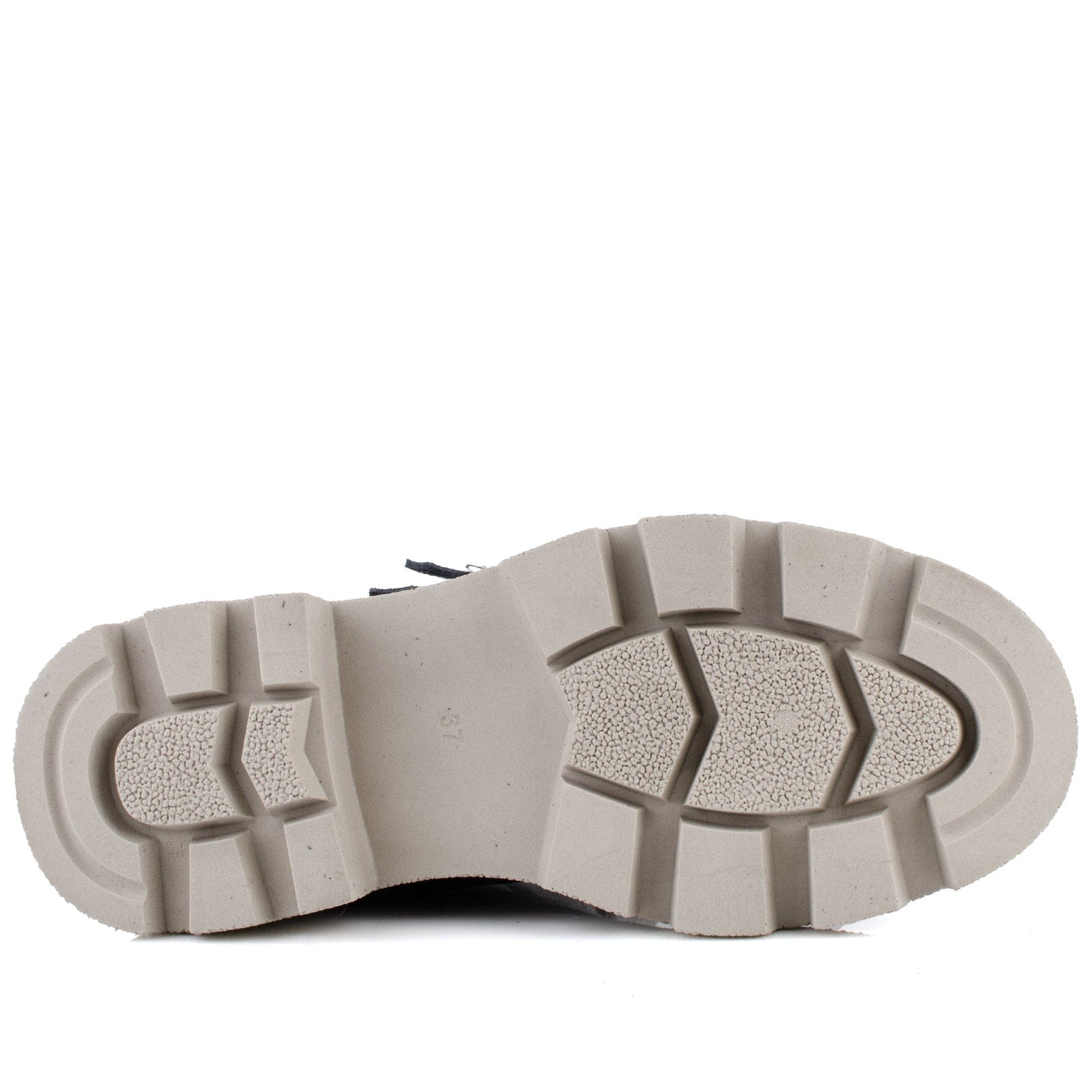 DARIS ДАМСКИ ОБУВКИ Дамски велурени боти с цип в сивосин цвят w651