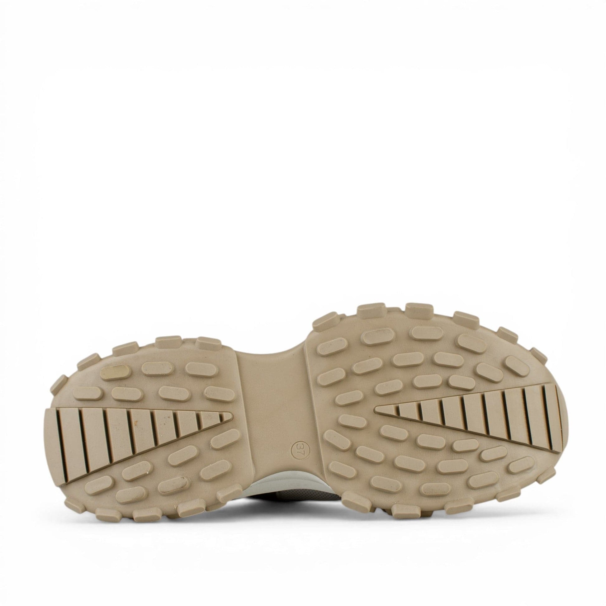 DARIS ДАМСКИ ОБУВКИ Дамски кожени сникърси в бежово и бяло w652