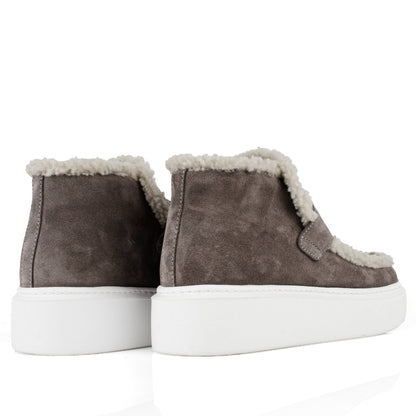 DARIS ДАМСКИ ОБУВКИ Ежедневни дамски велурени обувки в бежово w653