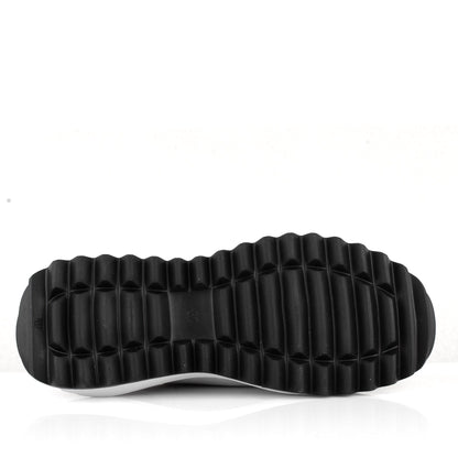 DARIS ДАМСКИ ОБУВКИ Олекотени дамски кожени сникърси в бяло, черно и сиво с текстил w668