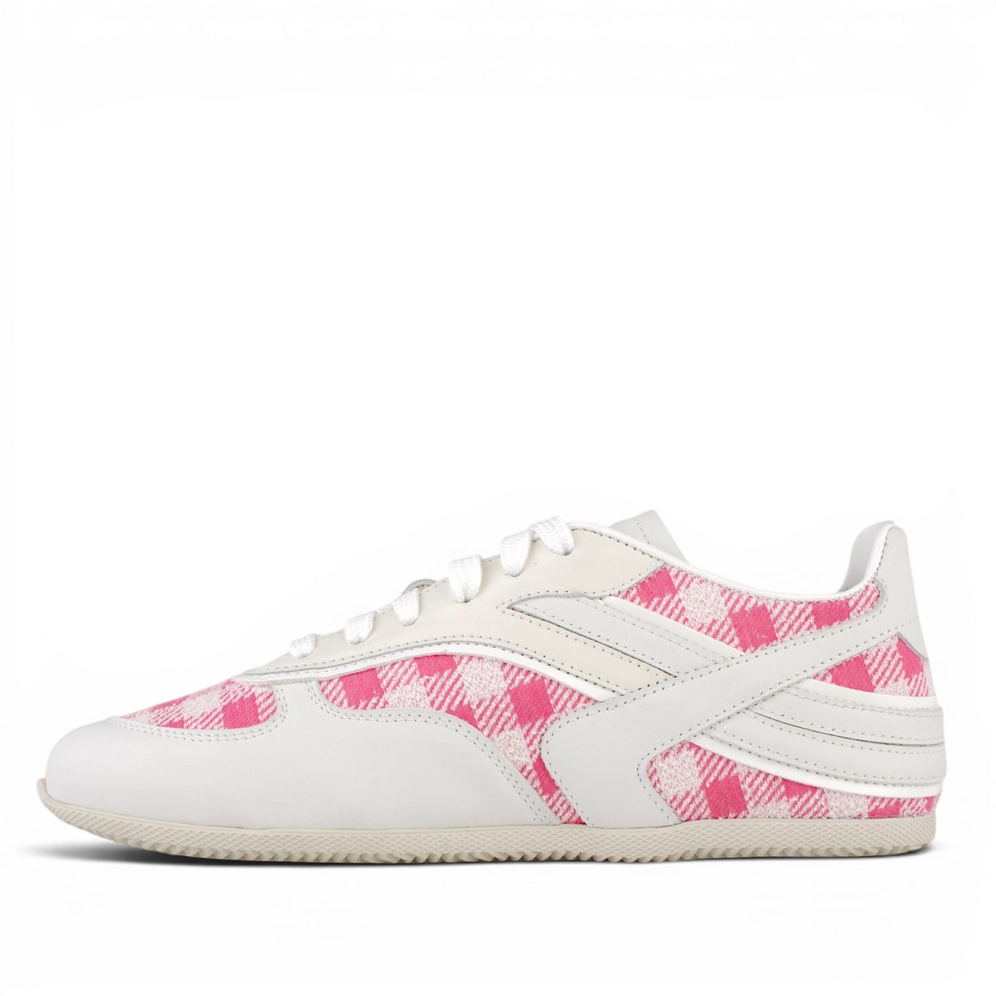 DARIS ДАМСКИ ОБУВКИ Олекотени дамски кожени сникърси от кожа и текстил w682-1 в бяло и розово