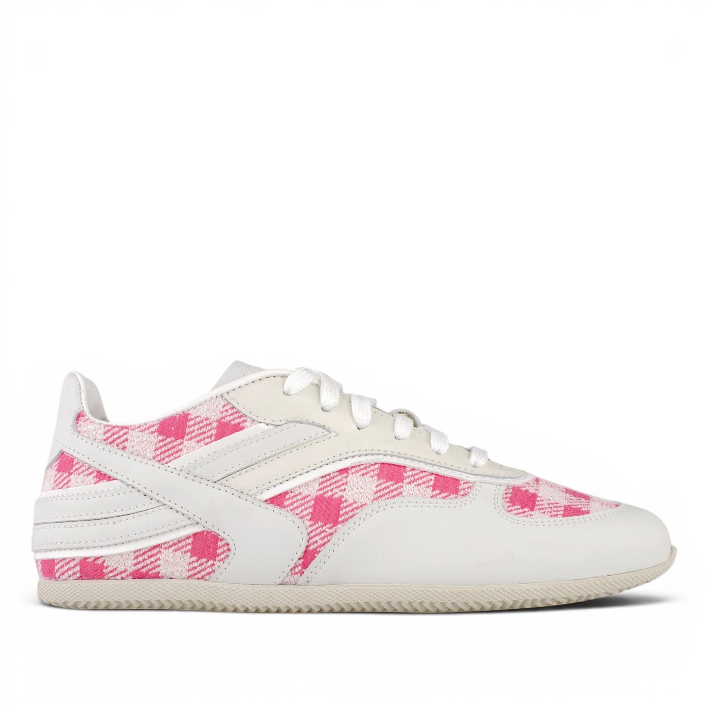 DARIS ДАМСКИ ОБУВКИ Олекотени дамски кожени сникърси от кожа и текстил w682-1 в бяло и розово