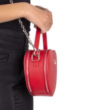 Load image into Gallery viewer, DARIS Handbags червен LOVE BAG SILVER
