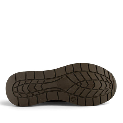 Fashion Bella ДАМСКИ ОБУВКИ Дамски кафяви сникърси от еко кожа и текстил AE0-YD3945 BROWN