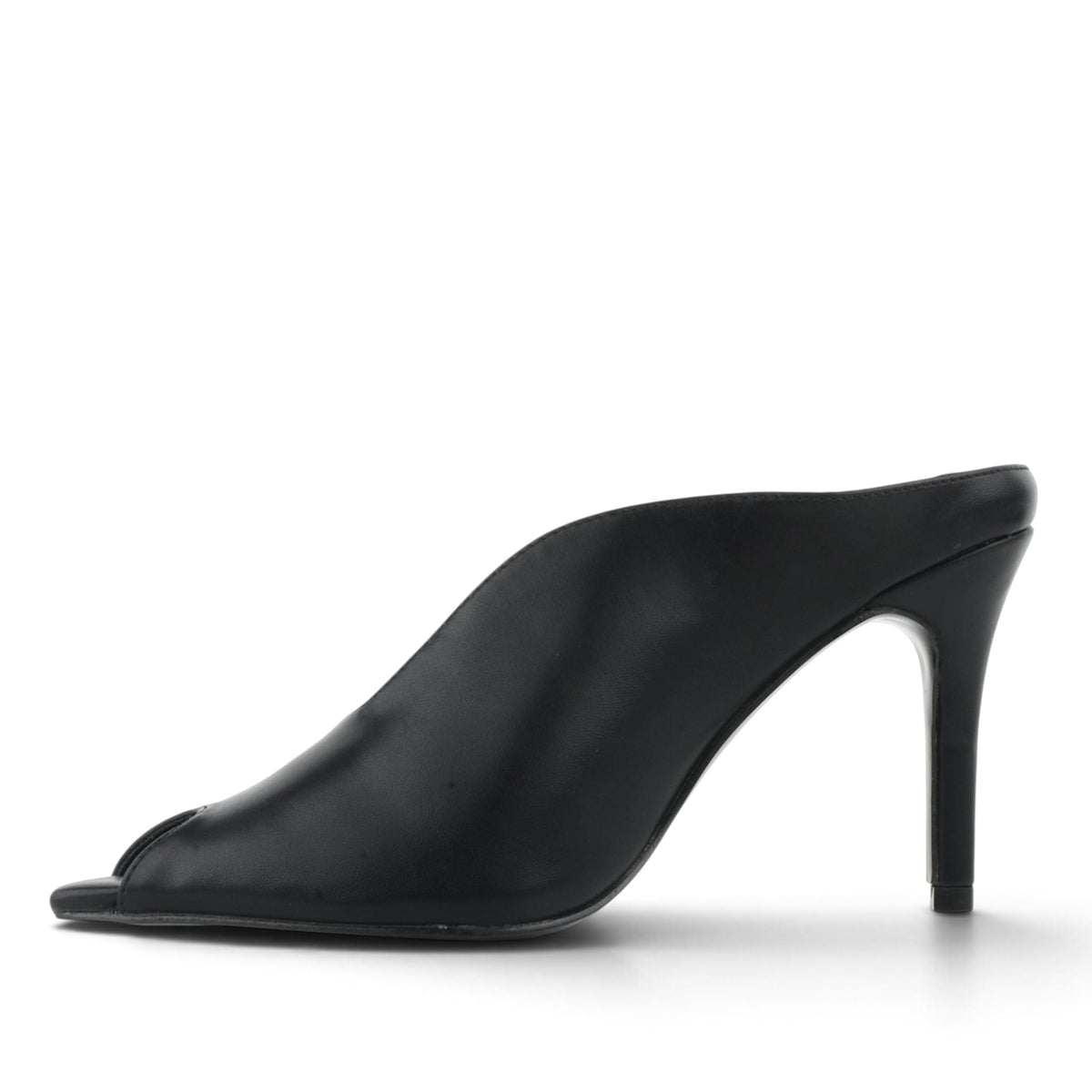 lavia ДАМСКИ ОБУВКИ Дамски черни кожени токчета с отворени пръсти L2616 BLACK